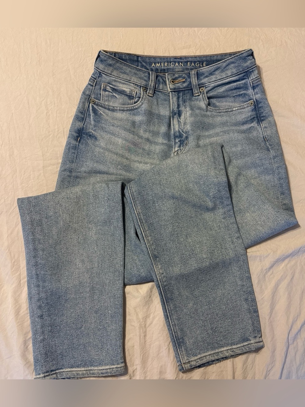 American Eagle Outfitters Light Wash Straight Leg Men’s Jeans